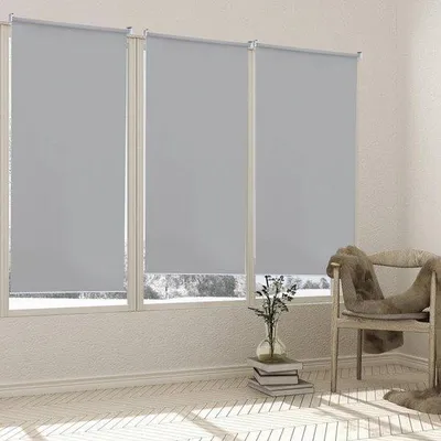 Immagine prodotto di 2 rotoli termici - Isolanti - Tenda da sole verticale - Tenda avvolgibile resistente e impermeabile - Grigio, 140 x 240 cm