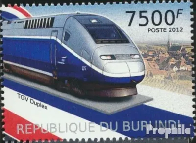 Produktbild von Briefmarken Burundi 2012 Mi 2457 (kompl.Ausg.) postfrisch Triebwagen und Lokomotiven
