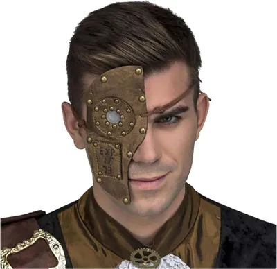 Immagine prodotto di Mamma Steampunk Media Mask Marrone Marrone Taglia Unica