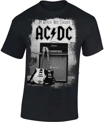Obrázok produktu pre AC/DC In Rock We Trust Black XL Tričko