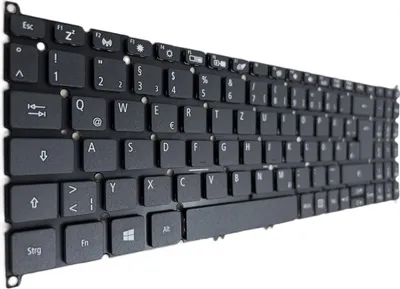 Produktbild von DEUTSCHE-Tastatur Schwarz Ohne Rahmen kompatibel für Acer Aspire 3 A315-42-R25U