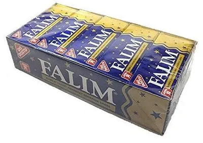 Produktbild von Falim Damla Sakızı Mastix Kaugummi zuckerfrei – 20 × 7 g, 140 g + Heartforcards Versandschutz