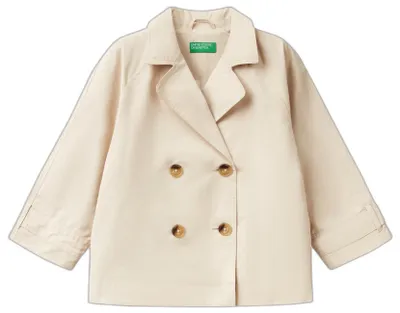 Produktbild von United Colors of Benetton Jacke für Mädchen und Mädchen, beige, 120 cm