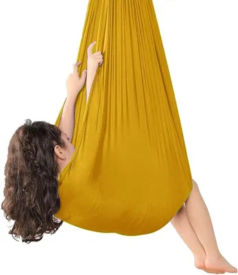 Produktbild von Sensory Swing 1 Stück, Indoor Therapieschaukel Aus Nylon, Für Kinder Erwachsene Mit Sensorischer Verarbeitungsstörung, Autismus Oder ADHS