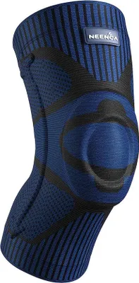 Produktbild von Famanu Kniebandage mit Patella-Gelpads und Federstabilisatoren - für Kompression bei Sportverletzungen