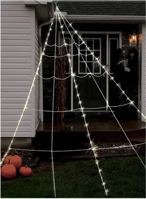 Produktbild von LED Spinnweben Halloween Deko