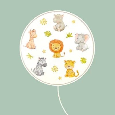 Obrázok produktu pre Nástenná lampa do detskej izby LITTLE SAFARI