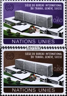 Produktbild von Briefmarken UNO - Genf 1974 Mi 37-38 (kompl.Ausg.) postfrisch IAO