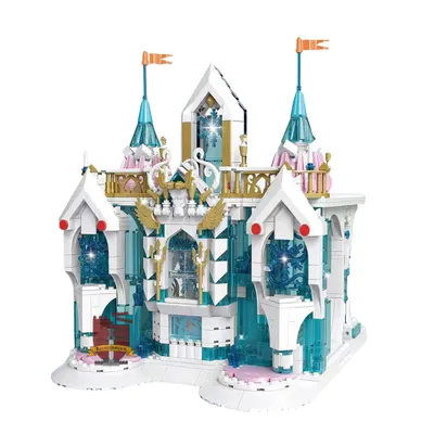 Zdjęcie produktu dla 11008 - Cegły zaciskowe Snow Palace (Mould King)
