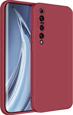 Produktbild von Xiaomi Mi 10 Pro Hülle, LaimTop Slim Liquid Silikon Gel Gummi Schutzhülle für Xiaomi Mi 10 Pro Rot