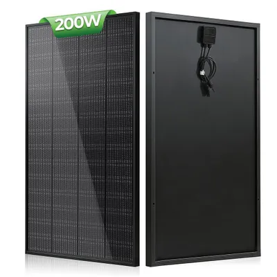 Produktbild von 200W ETFE Solarpanel N-Typ Solarmodul Monokristallin Wohnmobil Balkonkraftwerk 0%
