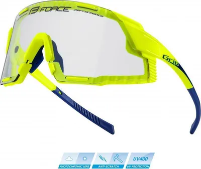 Image de Lunettes Force Grip à verres photochromiques jaune fluo 910983
