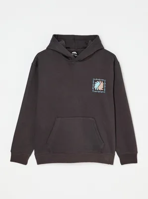 Produktbild von Quiksilver Graphic Hoodie Oversized Youth Tarmac 14