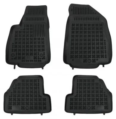 Productafbeelding van Zwarte vloermat, geschikt voor CHEVROLET Trax vanaf 2013; geschikt voor OPEL Mokka vanaf 2012.