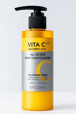 Produktbild von MISSHA Vita C Plus Cleanser Vitamin C Schaumreiniger fr Gesicht & Porenpflege