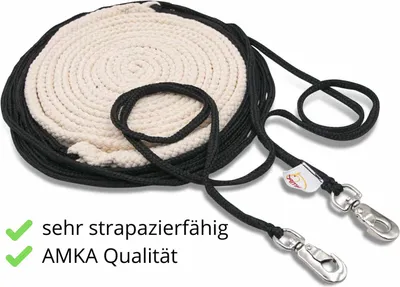 Produktbild von AMKA Doppellonge 16 Meter mit 2 Karabiner + Propylen  Longierleine  Longe