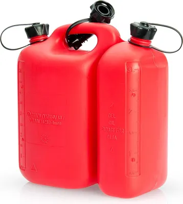 Produktbild von Benzin-Jerrican 5L und Öl 3L Kombi Ausgießer Tragegriff VITO