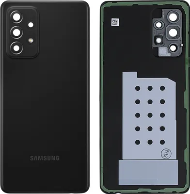 Immagine prodotto di Cover batteria originale Samsung, nuova cover posteriore per Samsung Galaxy A52 - Nero
