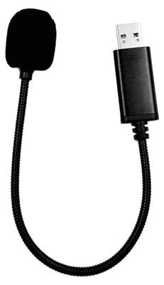 Immagine prodotto di Microfono USB portatile Comphic, regolabile, mini-microfono USB, con cancellazione del rumore