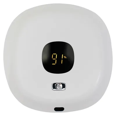 Produktbild von Automatischer berührungsloser Seifenspender - Schaumspender - 300 ml Tank - Einstellbare Schaummenge - LED-Display - Wiederaufladbar und leise - Weiß