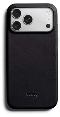 Productafbeelding van Bellroy Full Lederen iPhone 18 Pro Max Hoesje – Compatibel met MagSafe – Twee Accessoire Bevestigingspunten – Duurzaam en Stijlvol Ontwerp - Zwart