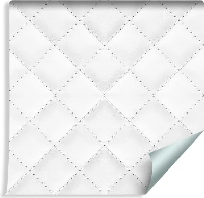 Zdjęcie produktu dla Tapeta Ozdoba Ścienna Do Salonu imitacja skóry  PIKOWANIE dekoracja z modnym efektem 3D