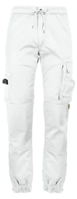 Productafbeelding van TMG KULT WORKER Herenwerkbroek, model met veel zakken, 50% katoen, 50% polyester, kleur: wit, maat 62