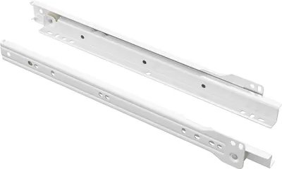 Obrázok produktu pre vidaXL Zásuvková lišta 2 ks biela 300 mm oceľ