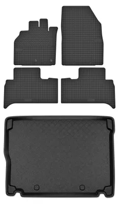 Obrázok produktu pre Gumové autokoberce SolidTread + vaňa kufra pre: Renault Scenic III 2009-2016 minivan 5 ks