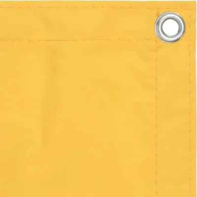 Obrázok produktu pre vidaXL Balkónová zástena na ochranu súkromia žltá 120x500 cm Oxford Fabric