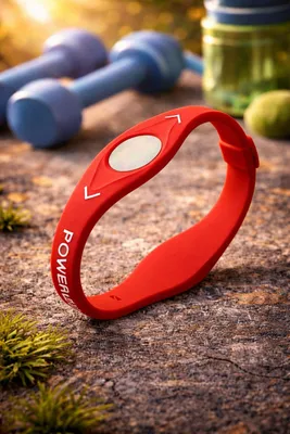 Obrázok produktu pre Náramok Power Balance – iontový náramok pre fitness a každodenné nosenie, červený   L – 20,5 cm
