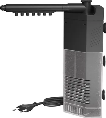 Produktbild von SunSun JP-092 Innenfilter Aquarium mit Pumpe 250 l/h 3W Eckfilter S für kleines Aquarium bis 40 L