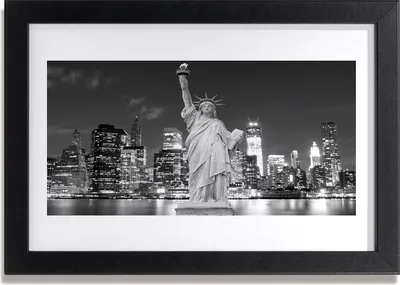 Produktbild von Bild 30x20 MDF-Rahmen Wandkunst Freiheitsstatue in New York