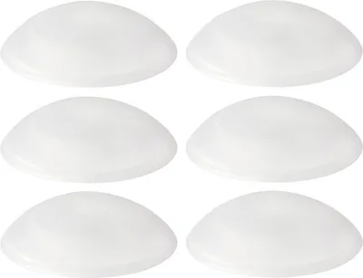 Produktbild von Tarrox Wandpuffer Ø 40x10 mm zum Schrauben Kunststoff transparent 6 Stück