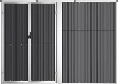 Obrázok produktu pre Nábytková búda antracitová 225x89x161 cm Pozinkovaná oceľ DE78051