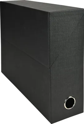 Immagine prodotto di Exacompta 5x transfer box dorso 90mm carta sgualcita - nero - 89521E