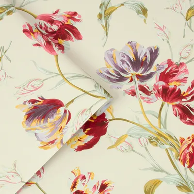Produktbild von Laura Ashley Vlies Tapete | Gosford Cranberry - 10 m x 0.52 m
