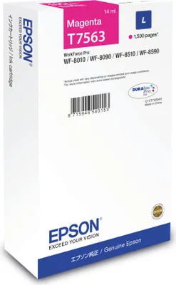 Produktbild von Epson Tintenpatrone L Magenta, Magenta, Tinte auf Pigmentbasis, 1 Stück(e)