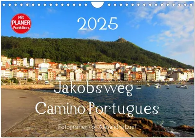 Produktbild von Jakobsweg - Camino Portugues (Wandkalender 2025 DIN A4 quer), CALVENDO Monatskalender