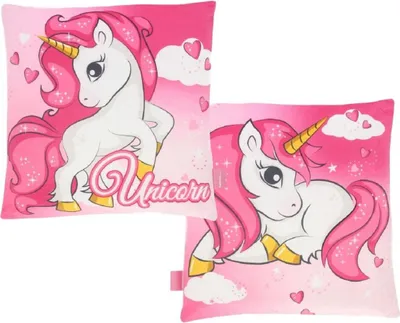 Image de Unicorn Coussin 1-pièce Coussin décoratif magique pour la chambre d'enfant