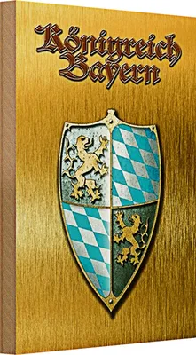 Produktbild von Holzschild Spruch 20x30cm Königreich Bayern