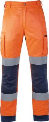 Image de Pantalon de travail haute visibilité KAPRIOL orange fluo, taille L