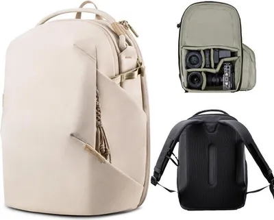 Immagine prodotto di INF Zaino 16L per Drone/Fotocamera - Leggero, Impermeabile per Viaggi Outdoor Beige