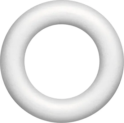 Produktbild von KNORR prandell 216765203 Styropor-Halbring Ø 20 cm weiß