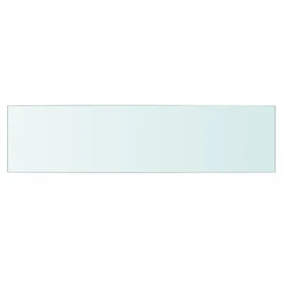 Image de vidaXL Étagère en verre transparent 60 cm x 15 cm