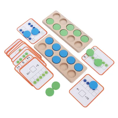 Produktbild von Zehn-Rahmen-Mathe-Spielzeug,Zehn-Rahmen-Aktivitätsset,Mathe-Lernspielzeug,Kinder-Lernspielzeug,Mathe-Manipulativ-Set,Lernspielzeug