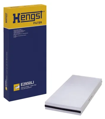 Produktbild von Innenraumfilter Pollenfilter 50 mm HENGST FILTER für u.a. MERCEDES-BENZ CITARO
