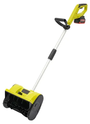 Produktbild von Schneefräse - Akku-Schneefräse - 1200 W - 4-Ah-Akku - 32 cm Räumbreite - Akku inklusive - Grün