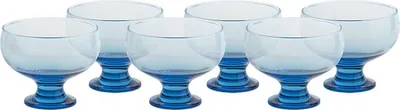 Produktbild von Eiscremeglas Eisbecher Desserschale blau Puro Colori 6er-Set 320ml Gelato