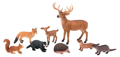 Produktbild von Mojo Wildlife Bos Speelset, 8dlg. 380027